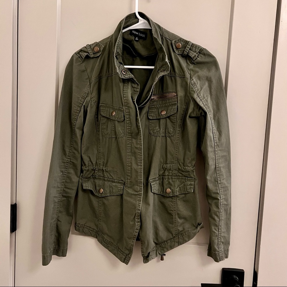 New Look Green Jacket - Size Small